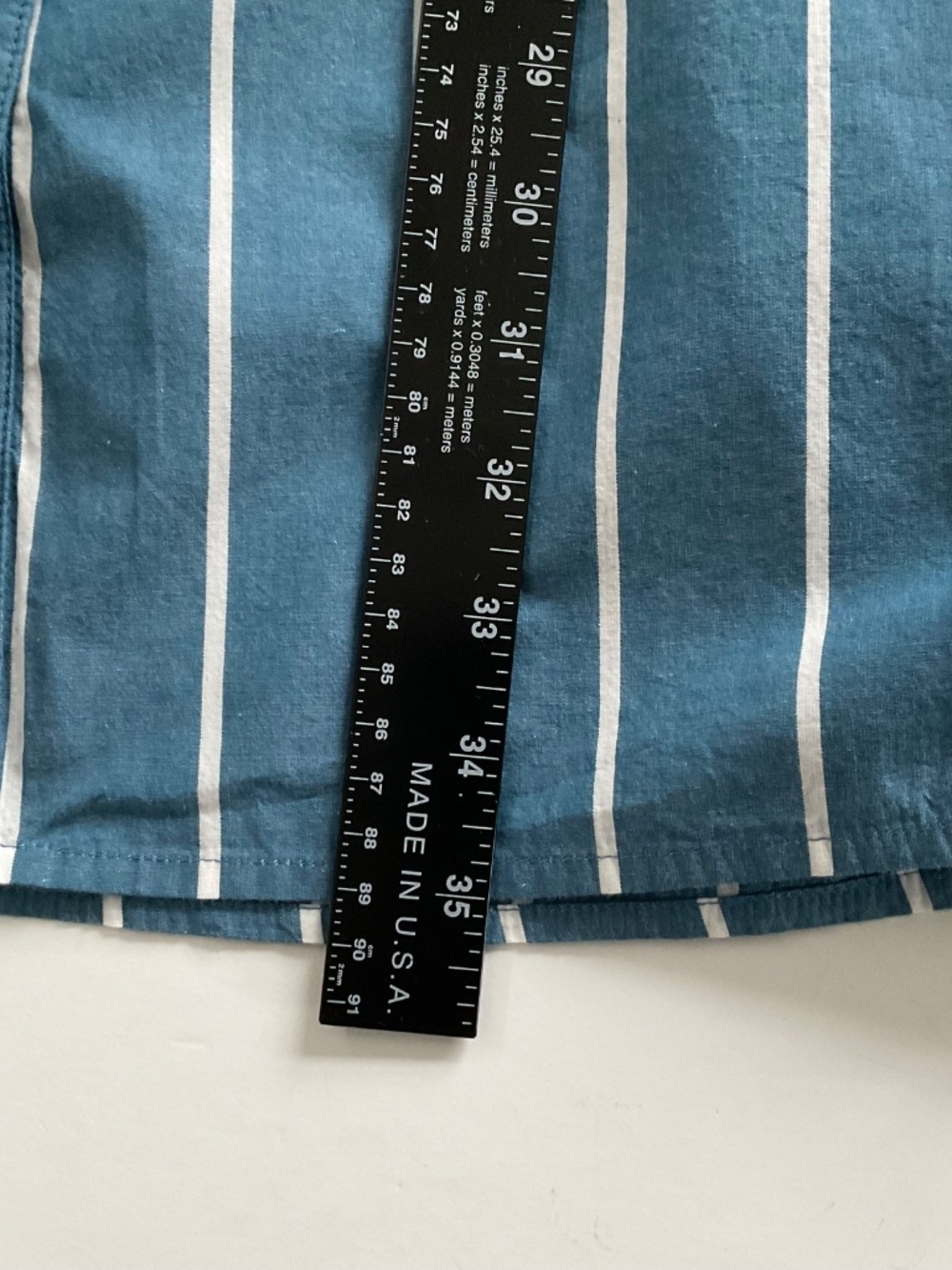 Kerri Rosenthal Audrey Striped Smocked Dress Sz S Blue & White Costal Hamptons - Picture 6 of 12